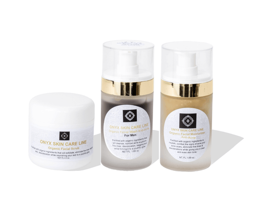 Organic Anti-Acne Three-Step System - Moderate/Severe Acne Prone Skin - For MEN-0